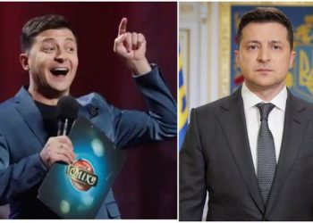 Komediani që u bë President vetëm falë popullaritetit/ Kush është aktori që sot po sfidon Putinin