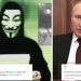 “Anonymous” nuk u ndahet rusëve, bllokon faqen e Kremlinit dhe Ministrisë së Mbrojtjes