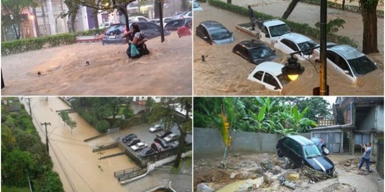 VIDEO/ Uji merr me vete gjithçka që gjen përpara, përmbytje në Brazil, të paktën 18 të vdekur