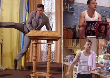 Satira politike që i parashikoi të ardhmen/ Komediani që dikur fitoi ‘Dancing with the Stars’, sot kokë më kokë kundër Putin