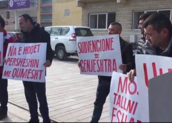 “Na hoqët përsheshin me qumësht”/ Fermerët nuk ndalin protestat