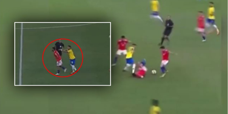 VIDEO/ Neymarin nuk e mbajnë nervat, shikoni gjestet e tij në ndeshjen ndaj Kilit