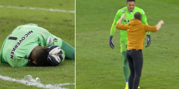 VIDEO/ Skandal në futbollin holandez, tifozë lëndojnë portierit me gotë birre