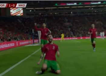 VIDEO/ Kalon në avantazh Portugalia, Bruno Fernandes zhbllokon sfidën