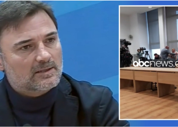 VIDEO/ Sherr në selinë e PD teksa flet Alibeaj: Një grua përplaset fizikisht me të pranishmit