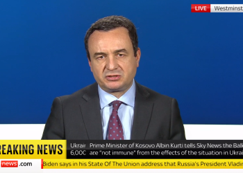 Situata Ukrainë-Rusi, Kurti me fjalë të ashpra ndaj Vladimir Putin