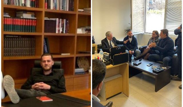 FOTO/ Nuk do ta besoni çfarë ka ndodhur në zyrën e Bashës