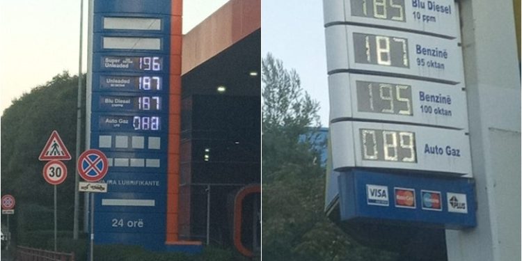 Pas naftës shtrenjtohet dhe gazi, arrin në rekordin e 110 lekë për litër