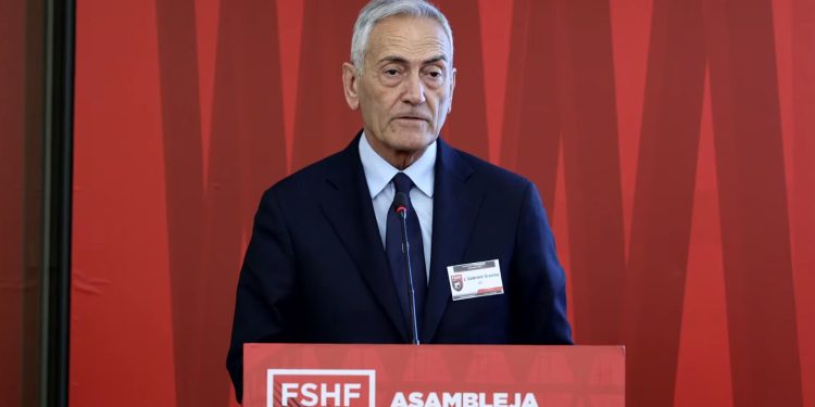 “Sporti nuk duhet bërë politikë”, presidenti i Futbollit të Italisë mesazh Erion Veliajt