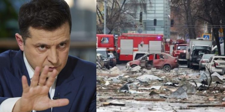 Zelensky i drejtohet Parlamentit Europian: Të ndalet menjëherë Rusia, sulmet në Kharkiv janë terrorizëm shtetëror!