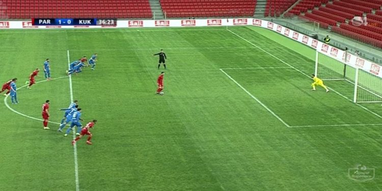 VIDEO/ Polemika për një penallti, Partizani ndëshkon Kukësin dy herë