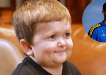 FOTO/ Ka miliona ndjekës në rrjetet sociale, Hasbulla ‘shigjeton’ Ronaldon: Jam më i famshëm, ai vetëm topit i bie