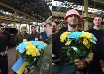 Fituesit e Eurovision-it kthehen në shtëpi si heronj, priten në kufi me lule