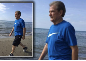 FOTO/ I veshur sportiv dhe larg politikës, Berisha “arratiset” në bregdet