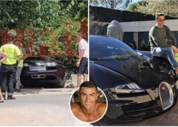 Aksidentohet “Bugatti Veyron” i Cristiano Ronaldo në Mallorca