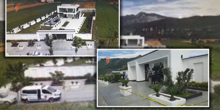 5 milionë euro pasuri të sekuestruara, dalin pamjet e vilës në Elbasan, lidhja e pronarit me grabitjen e Rinasit