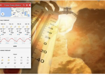 I “nxehti afrikan” vjen në Shqipëri, sa shkojnë temperaturat të mërkurën