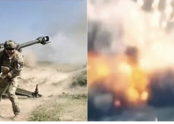 VIDEO/ Beteja e ashpër për Severodonetsk-un, Ukraina hedh në erë tankun rus me armët e dhuruara nga SHBA