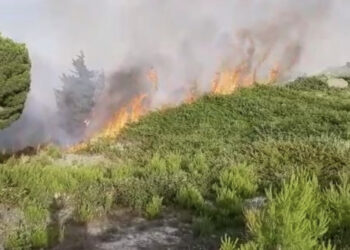 Zjarri në Sazan, Ministria e Mbrojtjes paralajmëron: Në zonë ka municione të pashpërthyera, paraqesin rrezik