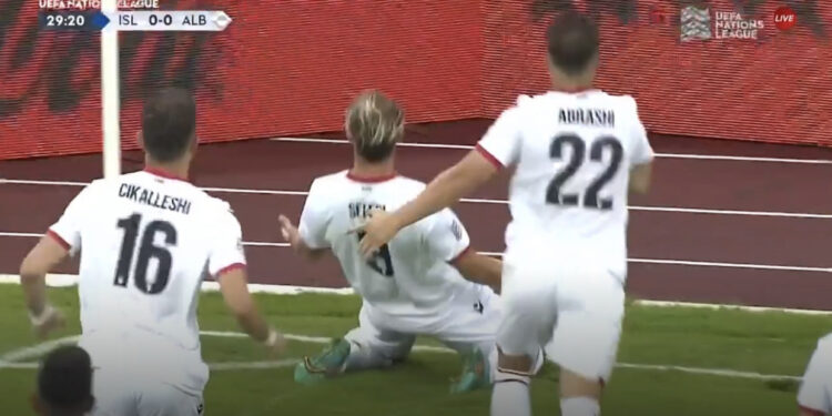 VIDEO/ Shqipëria në avantazh, Taulant Seferi “tund” rrjetën