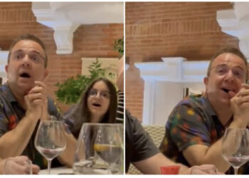 VIDEO/ Erdhi direkt nga SHBA për të, Ardit Gjebrea surprizohet nga i biri për ditëlindje