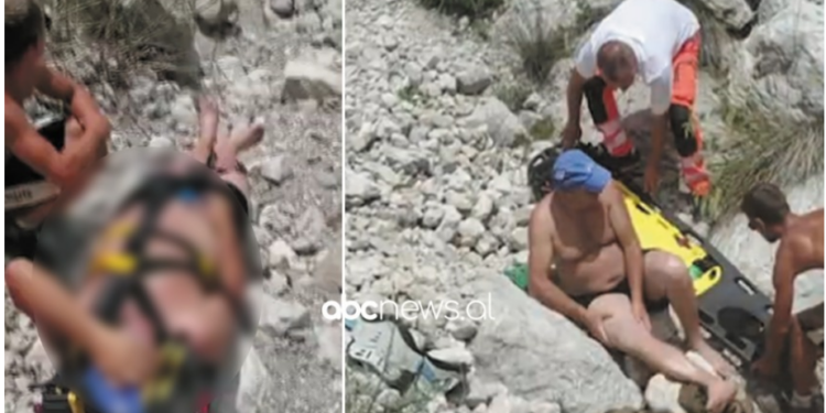 U rrëzua ndërsa punonte te burimi në Malin e Çikës, shpëtohet me helikopter punonjës i ujësjellësit të Himarës