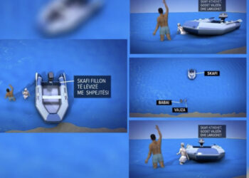 VIDEO/ Skema 3D, si e përplasi për vdekje komisari Tase vogëlushen 7-vjeçare në Himarë