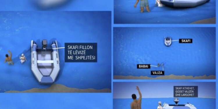 VIDEO/ Skema 3D, si e përplasi për vdekje komisari Tase vogëlushen 7-vjeçare në Himarë