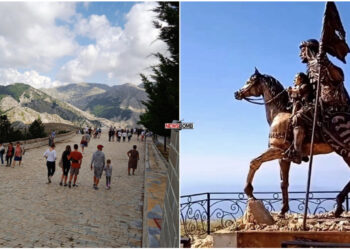 FOTO/ Mijëra besimtarë në pelegrinazhin në Malin e shenjtë të Tomorrit