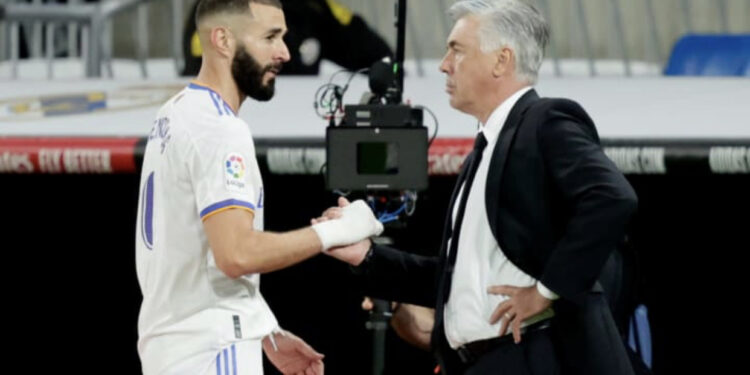 Benzema dhe Ancelotti thyejnë rekorde, si tekniku italian askush tjetër