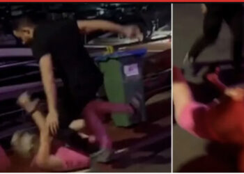 VIDEO/ Momente tronditëse kur një grup turistesh britanike rrihen nga truprojet e një bari në Spanjë