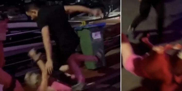 VIDEO/ Momente tronditëse kur një grup turistesh britanike rrihen nga truprojet e një bari në Spanjë