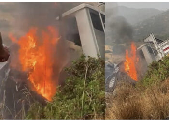 Pamjet të rënda/ “Më nxirrni që këtu”, aksidentohet këngëtari i njohur turk, makina shpërthen në flakë