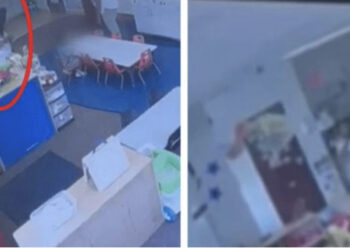 VIDEO/ Tronditëse! Fëmijët dhunohen barbarisht në kopshtin e kishës, edukatorja i tërheq zvarrë nga flokët