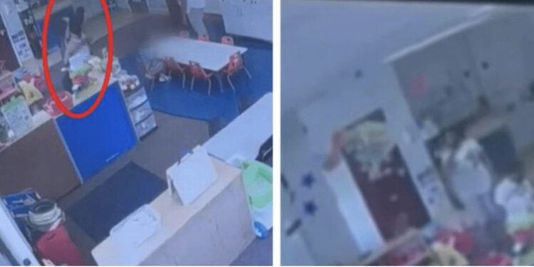 VIDEO/ Tronditëse! Fëmijët dhunohen barbarisht në kopshtin e kishës, edukatorja i tërheq zvarrë nga flokët