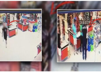 VIDEO/ Kapet duke vjedhur ushqime në market, prangoset 35-vjeçari