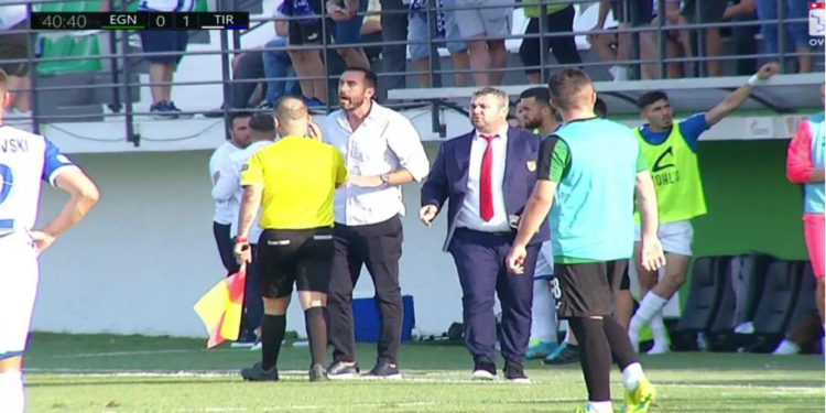 Panik tek Egnatia-Tirana, talenti bardheblu lë fushën me autoambulancë