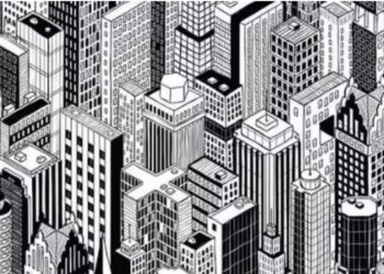 A mund ta gjeni macen të fshehur mes ndërtesave?