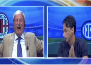 VIDEO/ Njihet si tifoz i ‘flaktë’ i Milanit, komentatori italian feston si i ‘çmendur’ golat ndaj Interit
