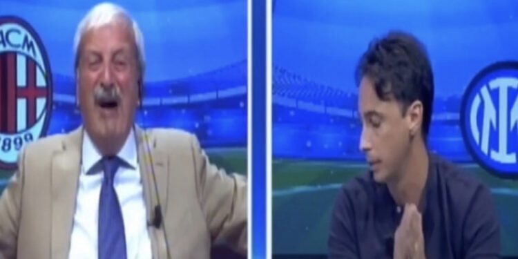 VIDEO/ Njihet si tifoz i ‘flaktë’ i Milanit, komentatori italian feston si i ‘çmendur’ golat ndaj Interit