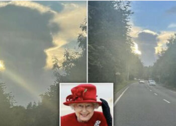 Fotot e britanikes bëhen virale, reja në formën e Mbretëreshës Elizabeth shfaqet në qytetin anglez disa orë pas vdekjes së saj