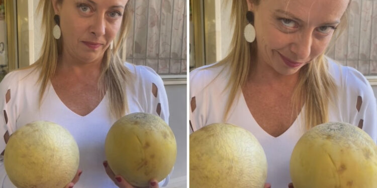 Pjesëmarrje e ulët në votime, Giorgia Meloni “thyen” heshtjen dhe shfaqet me dy pjepra në duar