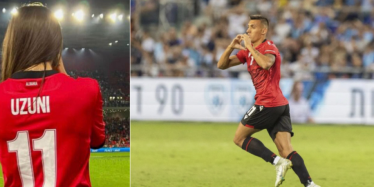 FOTO/ Shënoi supergol ndaj Izraelit, e dashura e Uzunit: Ti e di që je më i miri, të dua drita ime!