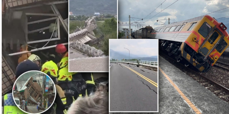 Nga toka ngrihet tym, fëmijëve u bie çatia e palestrës mbi kokë, pamje të frikshme nga Tajvani