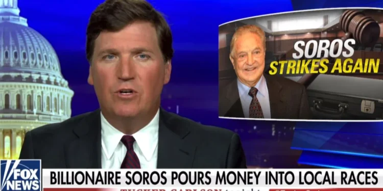 Tucker Carlson: George Soros po financon fundin e qytetërimit