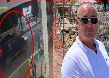 VIDEO/ Si e vranë babë e bir, biznesmenin shqiptar të ndërtimit në Rodos, ja çfarë filmuan kamerat