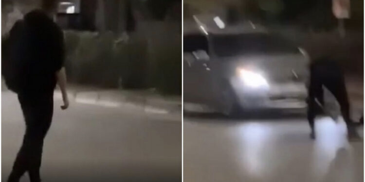 VIDEO/ 17-vjeçari i del para makinës në Vlorë, shkon shpëton zogun që po përpëlitej në rrugë