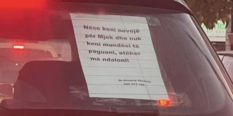 Gjesti human i mjekut shqiptar: Nëse s’keni mundësi të paguani vizitat, më kontaktoni!