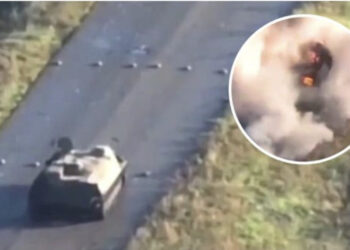 Videoja tragjike: Momenti kur ushtarët rus shkelin minat, makina hidhet në erë