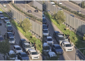 Aksident i trefishtë te Kodra e Diellit, qytetarët “paralizohen” në trafik